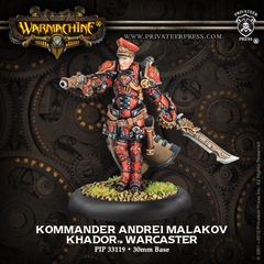 PIP33119 WRM Khador Kommander Andrei Malakov Blister